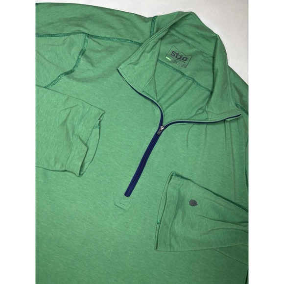 Stio Other - Stio Green 1/4 Zip Pullover Base Layer XXL Hiking Outdoor Stretch Lightweight